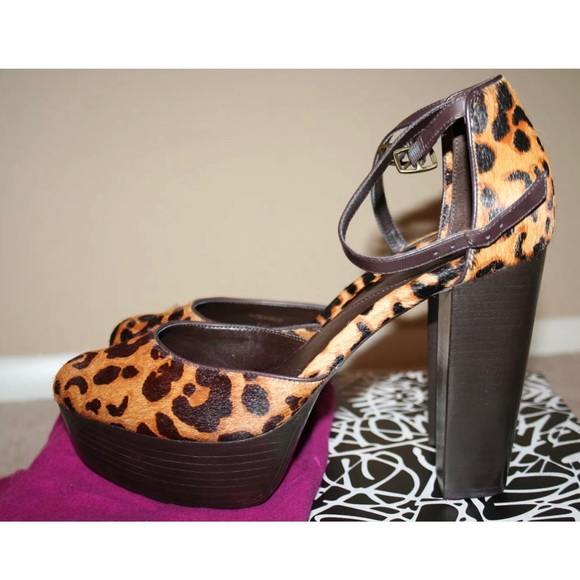 leopard print platform shoes